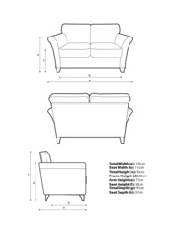 John Lewis Charlotte II Small 2 Seater Sofa - thumbnail 2
