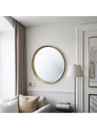 Yearn Willow Round Wall Mirror, 107cm - thumbnail 3