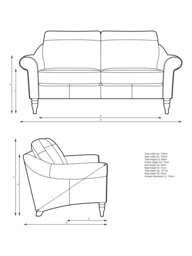 John Lewis Camber Medium 2 Seater Leather Sofa, Light Leg - thumbnail 2