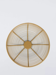 John Lewis Wire Basket Fruit Bowl, 25cm, Gold - thumbnail 2
