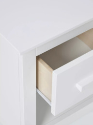 John Lewis Kids' Charlotte Bedside Table, White - thumbnail 3