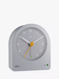Braun BC22 Classic Analogue Quiet Quartz Alarm Clock, Grey - thumbnail 4
