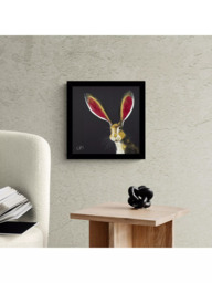 John Lewis Quinn Russell 'Alfie' Framed Print, 33.5 x 33.5cm, Black/Red - thumbnail 2