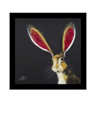 John Lewis Quinn Russell 'Alfie' Framed Print, 33.5 x 33.5cm, Black/Red - thumbnail 1