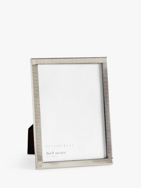 Pottery Barn Maeve Textured Metal Photo Frame, Silver - image 1