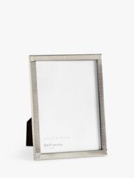 Pottery Barn Maeve Textured Metal Photo Frame, Silver - thumbnail 1