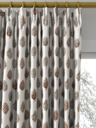 Sanderson Pine Cones Made to Measure Curtains or Roman Blind, Briarwood - thumbnail 2