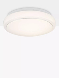 John Lewis Miles LED Flush Ceiling Light, White