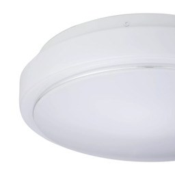 John Lewis Miles LED Flush Ceiling Light, White - thumbnail 5