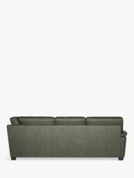 John Lewis Camden 5+ Seater RHF Chaise Corner End Leather Sofa, Dark Leg - thumbnail 4