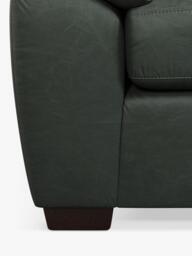 John Lewis Camden 5+ Seater RHF Chaise Corner End Leather Sofa, Dark Leg - thumbnail 6