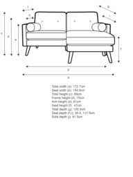 G Plan Vintage The Sixty Five RHF Medium 2 Seater Chaise End Leather Sofa - thumbnail 2