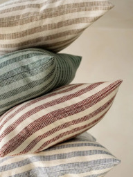 Piglet in Bed Pembroke Stripe Square Cushion Cover - thumbnail 2