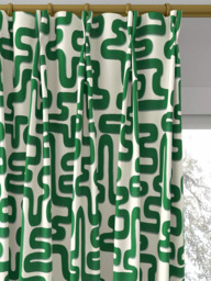 Harlequin x Sophie Robinson Wilderness Made to Measure Curtains or Roman Blind, Peridot/Emerald/Ruby - thumbnail 4