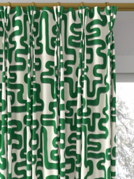 Harlequin x Sophie Robinson Wilderness Made to Measure Curtains or Roman Blind, Peridot/Emerald/Ruby - thumbnail 6