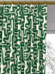 Harlequin x Sophie Robinson Wilderness Made to Measure Curtains or Roman Blind, Peridot/Emerald/Ruby - thumbnail 2