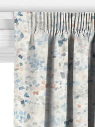 John Lewis Dapple Made to Measure Curtains or Roman Blind, French Blue - thumbnail 3