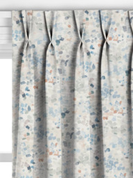 John Lewis Dapple Made to Measure Curtains or Roman Blind, French Blue - thumbnail 4