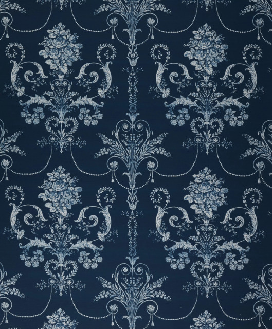 Laura Ashley Josette Made to Measure Curtains or Roman Blind, Midnight - image 1