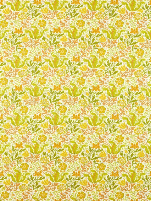Morris & Co. Compton Made to Measure Curtains or Roman Blind, Summer Yellow - image 1