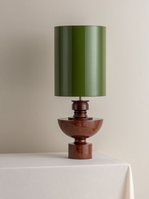 lights&lamps x Elle Decoration Edition 1.2 & Edition 1.7 Spun Wood Table Lamp - image 1