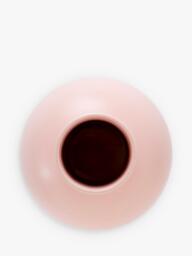 raawii Strøm Small Earthenware Vase, H16cm, Coral Blush - thumbnail 2