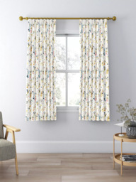 John Lewis Dapple Abstract Print Pair Lined Pencil Pleat Curtains, Multi - thumbnail 6