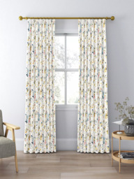 John Lewis Dapple Abstract Print Pair Lined Pencil Pleat Curtains, Multi - thumbnail 3
