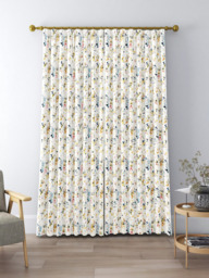 John Lewis Dapple Abstract Print Pair Lined Pencil Pleat Curtains, Multi - thumbnail 5