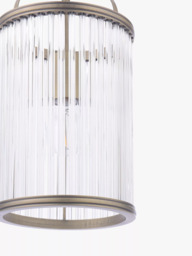 Laura Ashley Sutton 1 Ceiling Pendant Light, Antique Brass - thumbnail 5