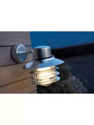 Nordlux Vejers Outdoor Wall Light, Galvanised Steel - thumbnail 4