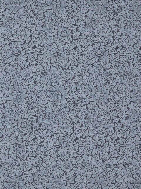 William Morris At Home Bird & Anemone Made to Measure Curtains or Roman Blind, Midnight - image 1
