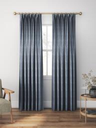 William Morris At Home Bird & Anemone Made to Measure Curtains or Roman Blind, Midnight - thumbnail 5