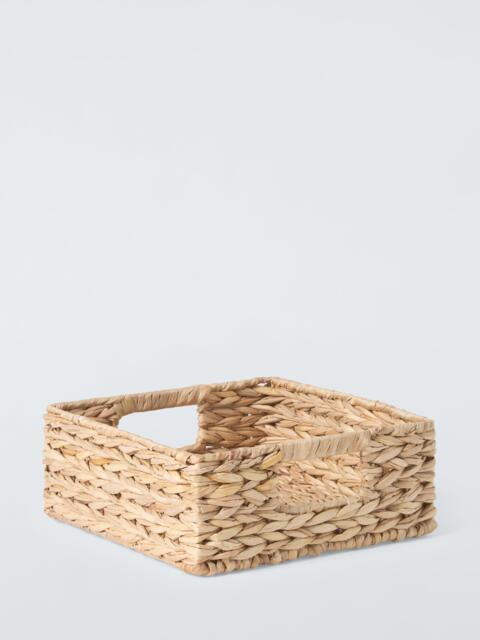 John Lewis Bulrush Storage Basket, Shallow - image 1