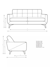 John Lewis Barbican Large 3 Seater Leather Sofa, Dark Leg - thumbnail 2