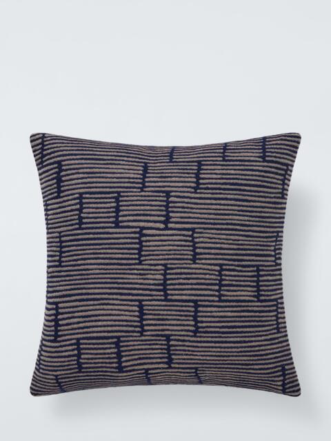 John Lewis Reflection Cushion, Indigo - image 1