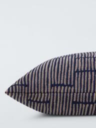 John Lewis Reflection Cushion, Indigo - thumbnail 4