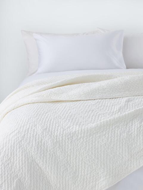 John Lewis Textured Quilted Bedspread - image 1