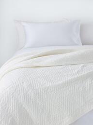 John Lewis Textured Quilted Bedspread - thumbnail 1