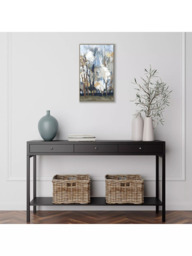 John Lewis A Lera 'Silversong Birch' Framed Canvas Print, 67 x 40cm, Blue/Multi - thumbnail 3