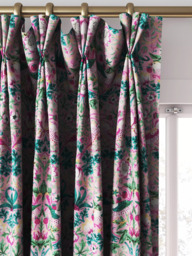 Morris & Co. Strawberry Thief Made to Measure Curtains or Roman Blind, Miami Strip - thumbnail 6