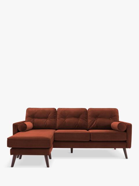 G Plan Vintage The Sixty Five LHF Large 3 Seater Chaise End Sofa - image 1