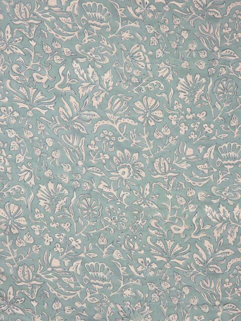 John Lewis Widermer Floral Made to Measure Curtains or Roman Blind, Sage - image 1