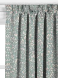 John Lewis Widermer Floral Made to Measure Curtains or Roman Blind, Sage - thumbnail 2
