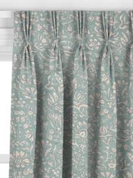 John Lewis Widermer Floral Made to Measure Curtains or Roman Blind, Sage - thumbnail 6