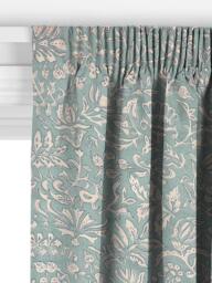 John Lewis Widermer Floral Made to Measure Curtains or Roman Blind, Sage - thumbnail 3