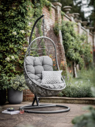 LG Outdoor Monte Carlo Garden Swing Seat Egg Chair - thumbnail 2