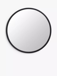 Umbra Hub Rubber Round Mirror, 60cm, Black - thumbnail 2