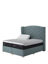 TEMPUR® Suffolk Adjustable Disc Continental 2 Drawer Divan Base, Single - thumbnail 1