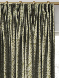William Morris At Home Willow Woven Made to Measure Curtains or Roman Blind, Sage - thumbnail 2